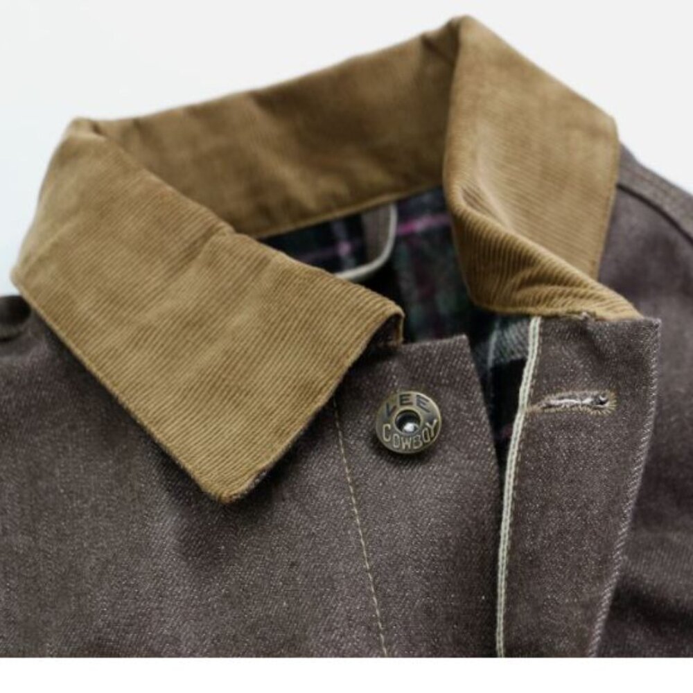 Lee x Brooklyn Circus 1930's Cowboy Jacket Brown Selvedge Denim Men's Size XL - Picture 8 of 16